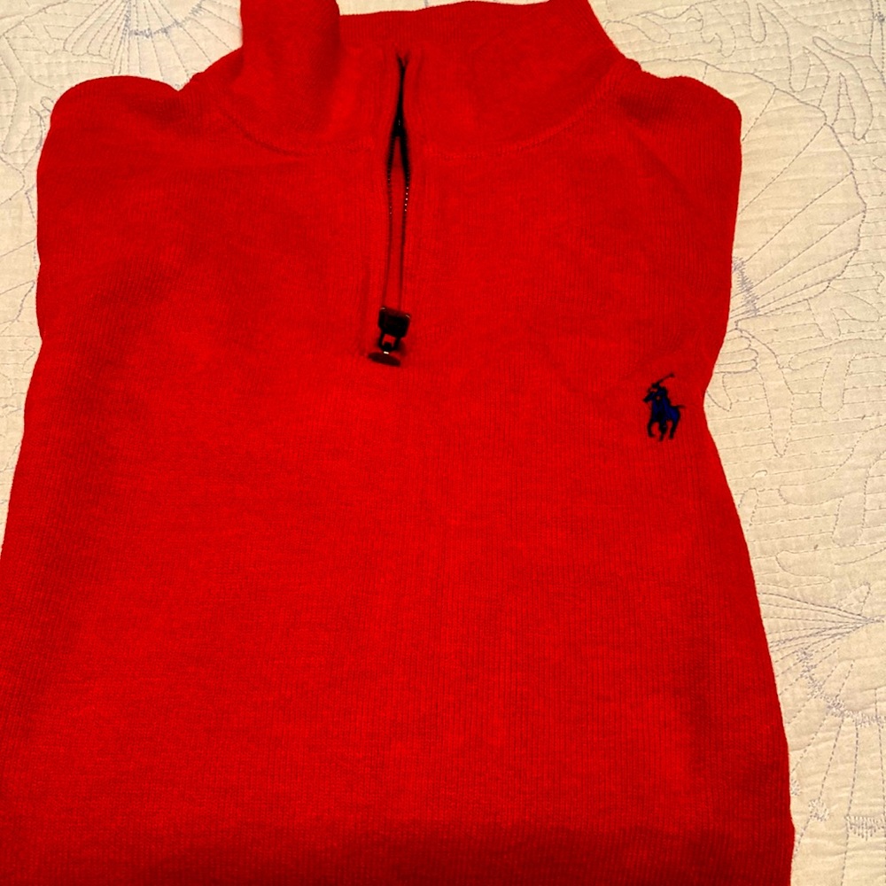 Polo 3/4 zip sweater